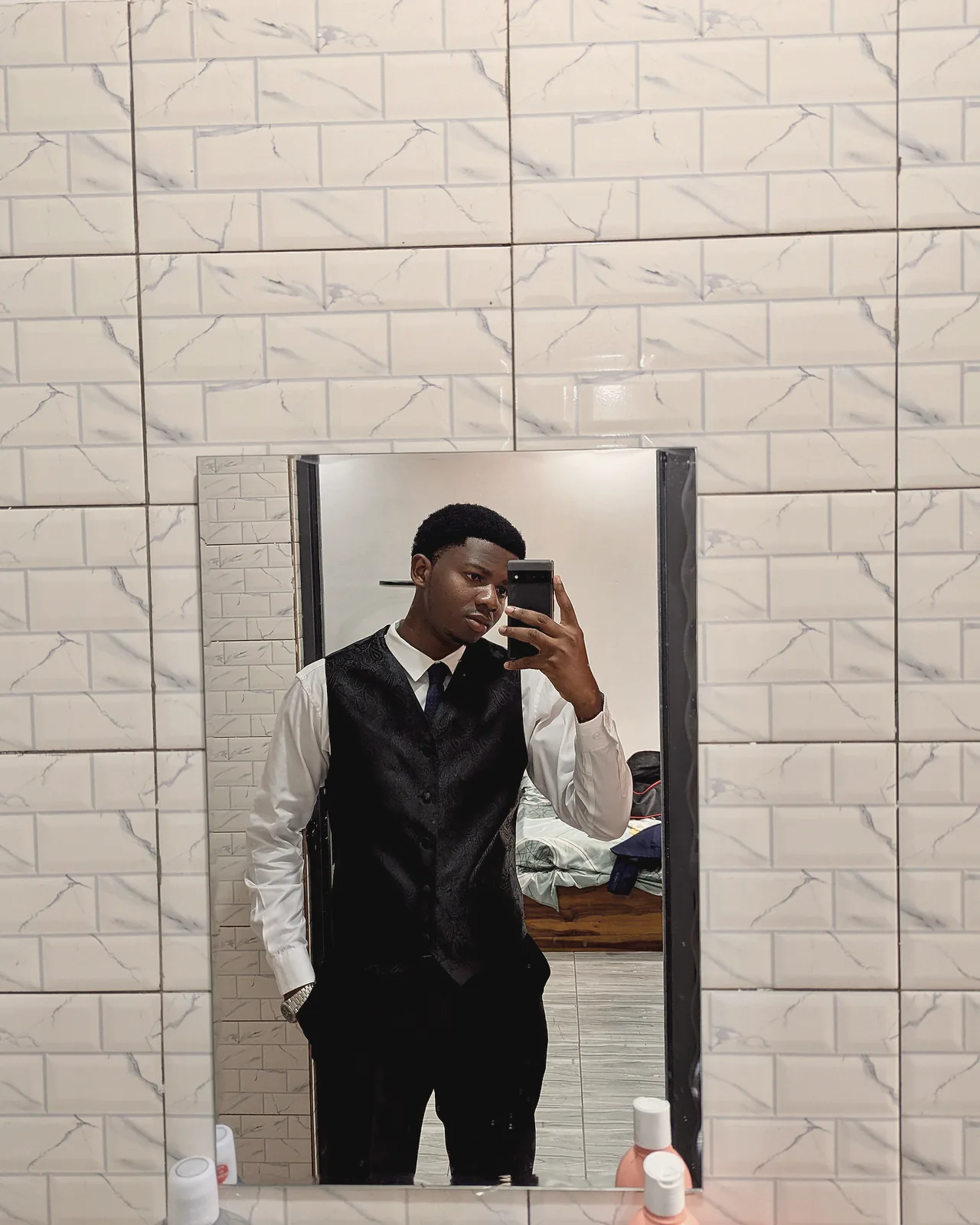 Dressed for the evening