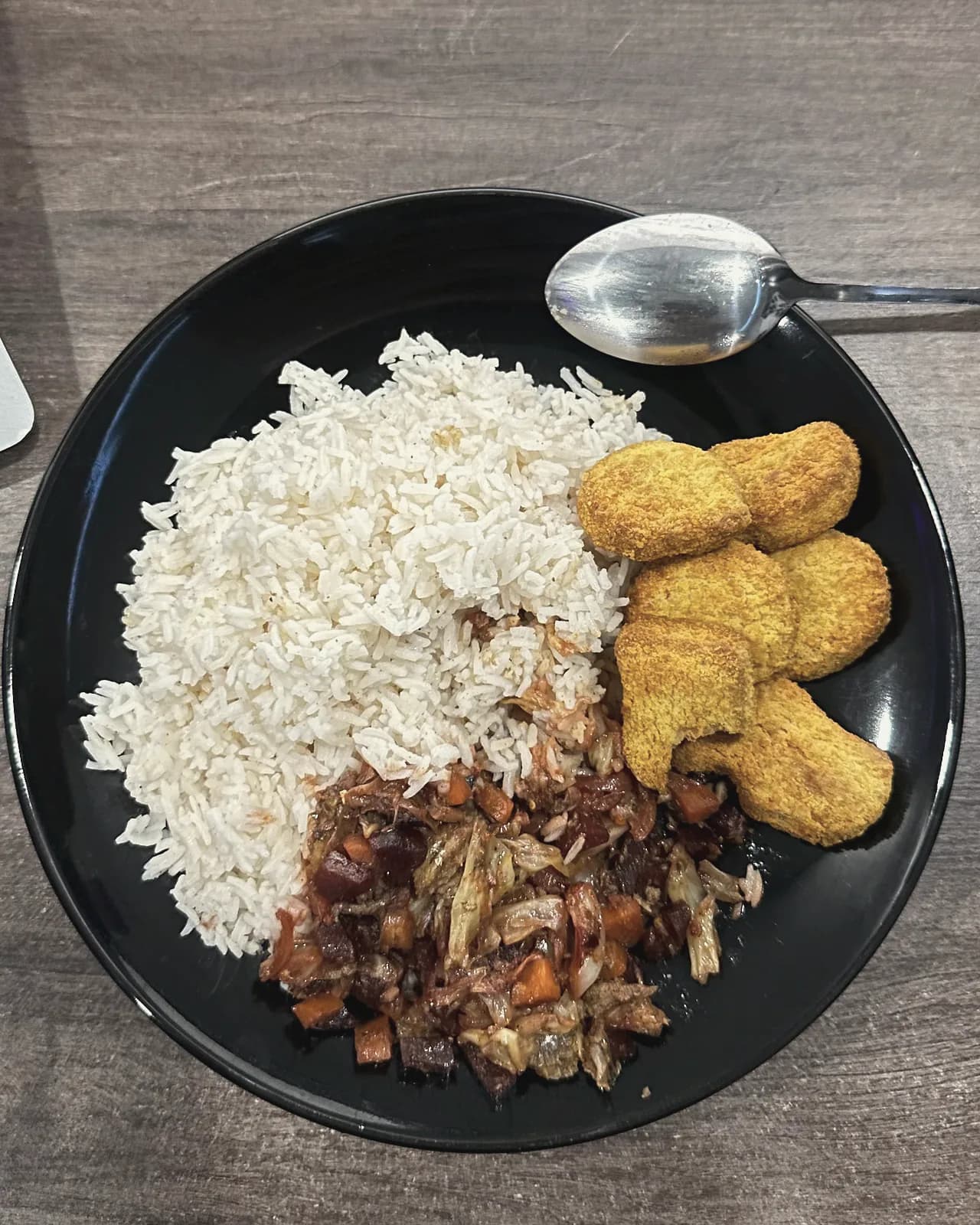 Homemade rice and sauce. Recipe not in the README