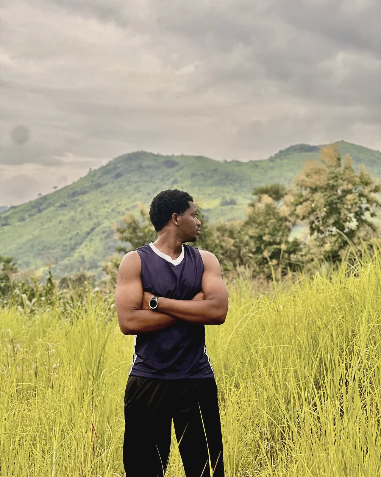 Up in the hills