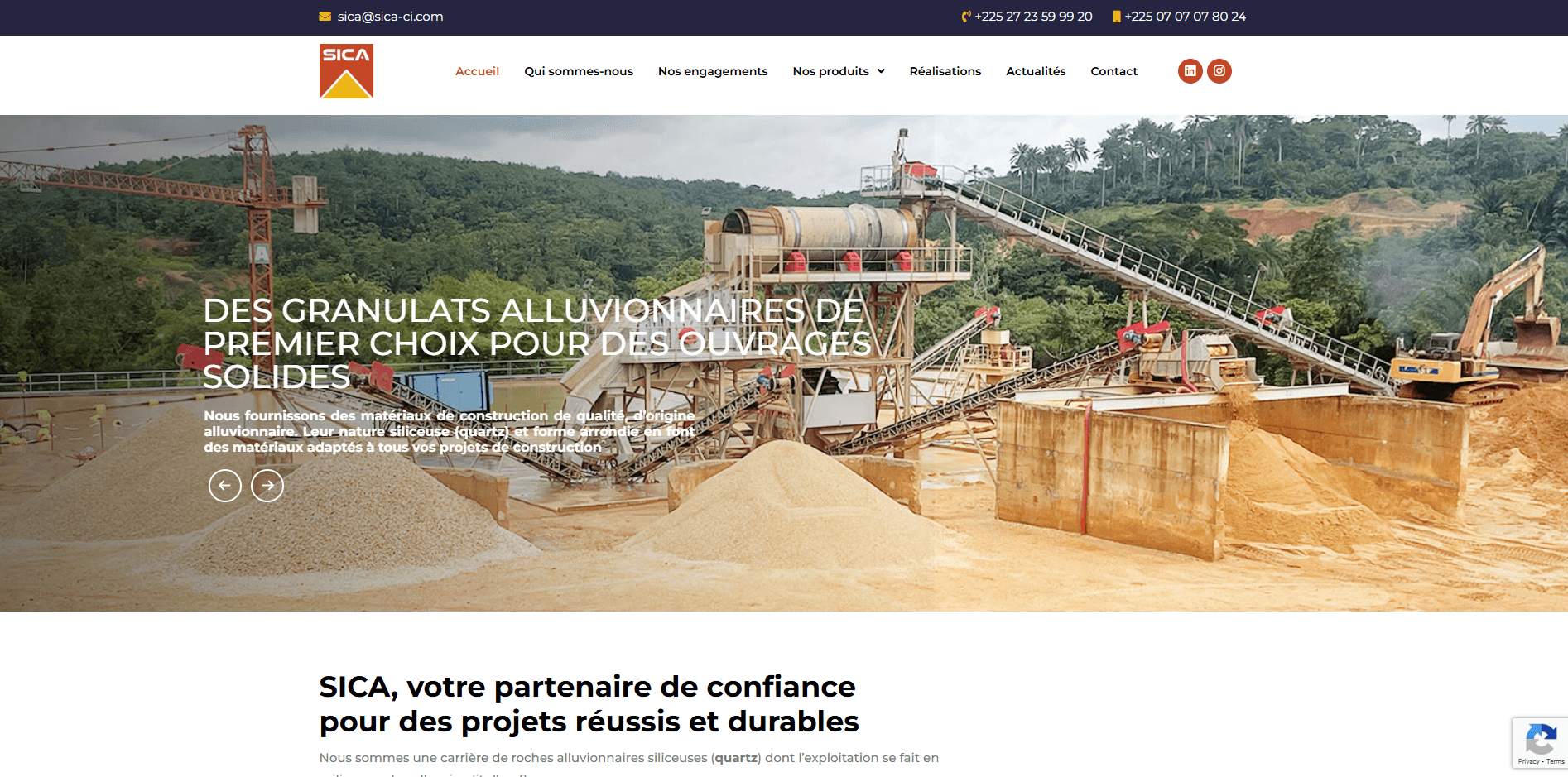 SICA - Site de la Société ivoirienne de carrières, par Aristide KARBOU